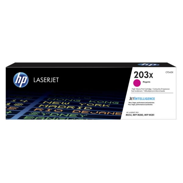 HP 203X LaserJet HC Magenta Toner (2.5k) (CF543X) (HPCF543X) - SCAX