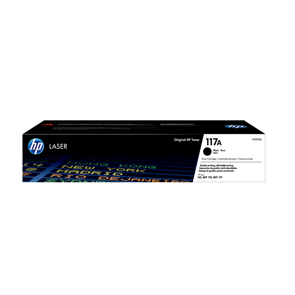 HP 117A Black Original Laser Toner Cartridge (1k) (W2070A) (HPW2070A) - SCAX