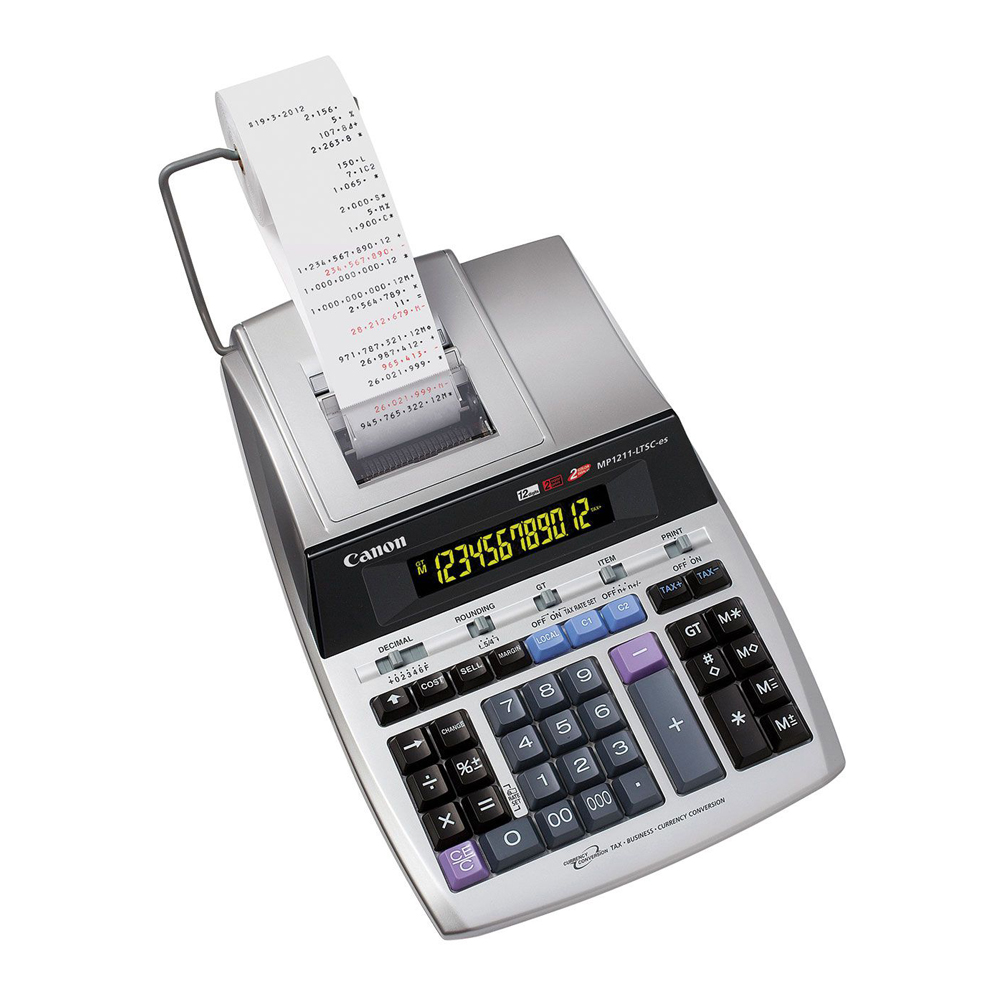 CANON P1211-LTSC ROLLER PRINT CALCULATOR 12-DIGIT (2496B001) (CANMP1211) - SCAX