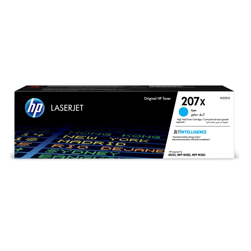 HP 207X Cyan LaserJet Toner Cartridge (2.45k) (W2211X) (HPW2211X) - SCAX