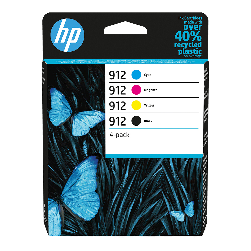 HP Μελάνι Inkjet 912 4-Pack CMYK (6ZC74AE) (HP6ZC74AE) - SCAX