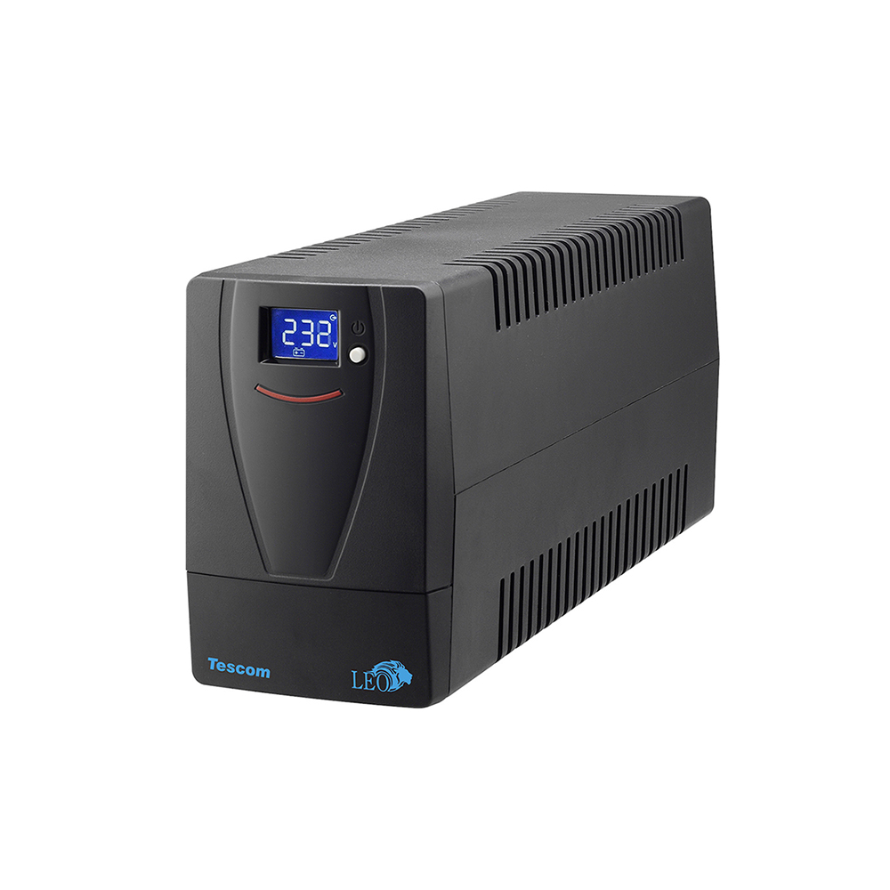 Tescom Leo Plus LCD 850VA UPS Line Interactive (UPS.0786) (TSLCD850AP) - SCAX