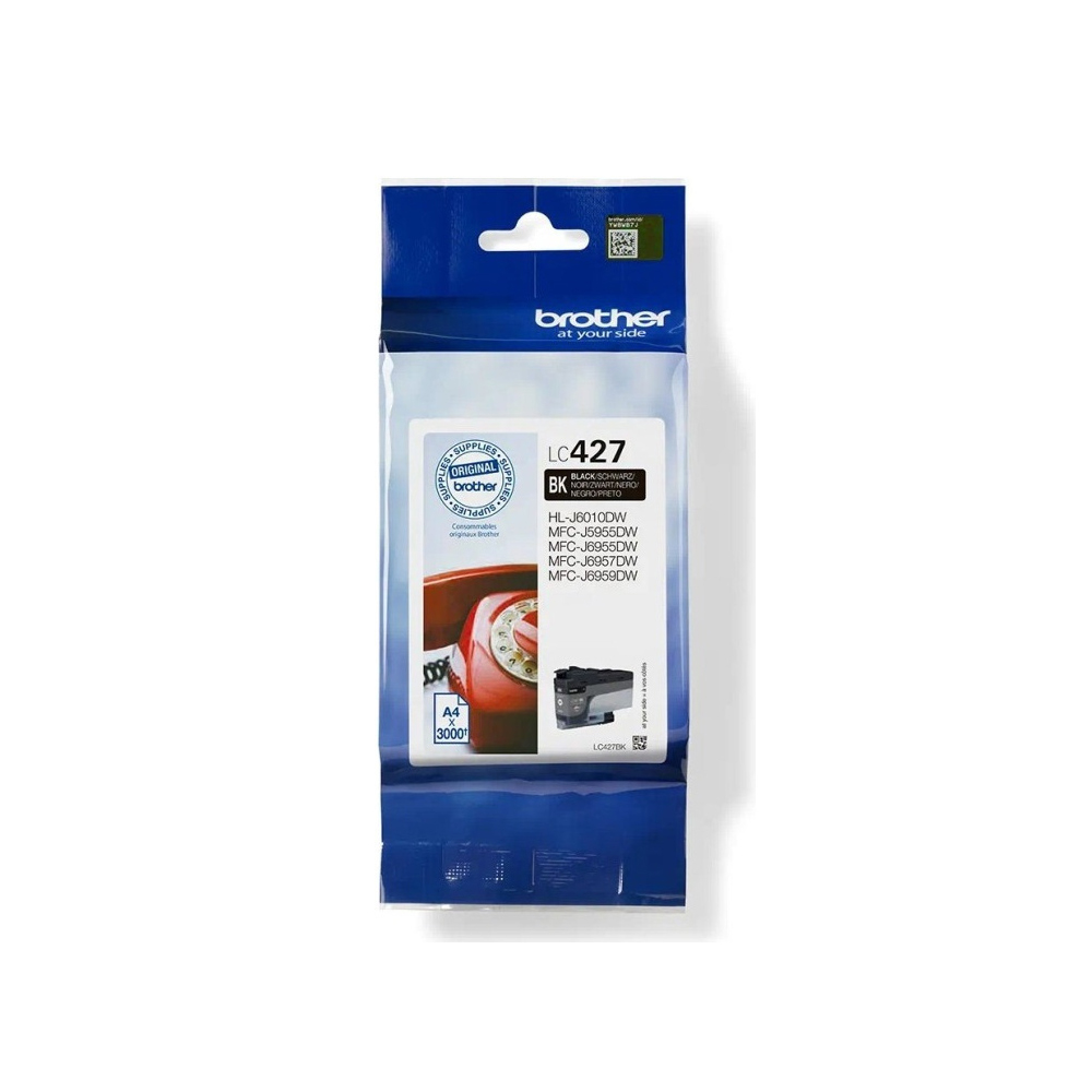 Brother Μελάνι Inkjet LC427BK Black (LC427BK) (BRO-LC-427BK) - SCAX