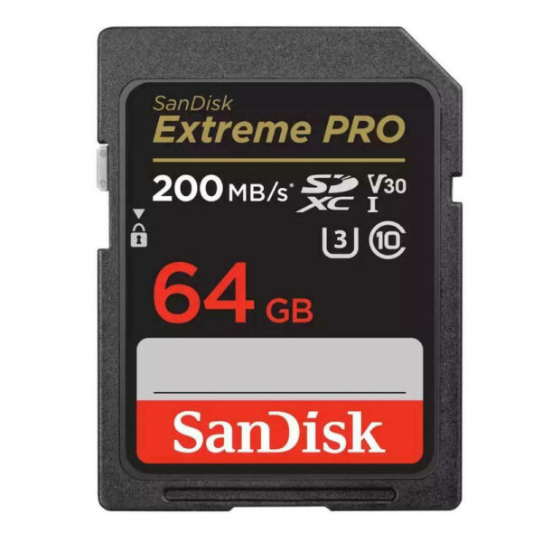 Sandisk Exrteme PRO SDXC UHS-I  64GB Card (SDSDXXU-064G-GN4IN) (SANSDSDXXU-064G-GN4IN) - SCAX