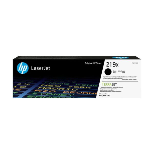 HP 219X Black LaserJet Toner Cartridge High Capacity (W2190X) (HPW2190X) - SCAX
