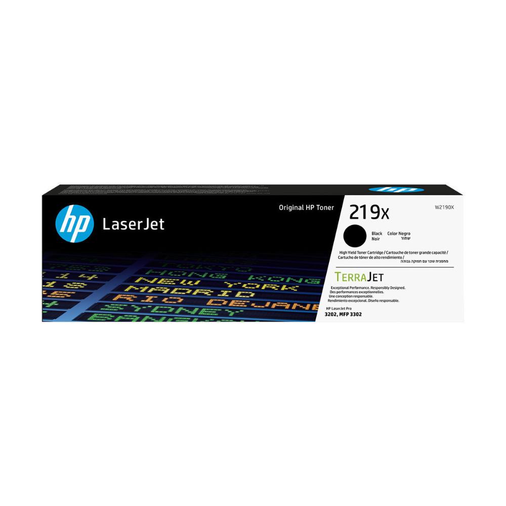 HP 219X Black LaserJet Toner Cartridge High Capacity (W2190X) (HPW2190X) - SCAX