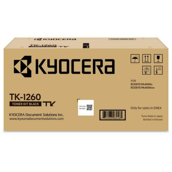 KYOCERA ECOSYS PA4000X TONER BLACK (TK-1260) (KYOTK1260) - SCAX