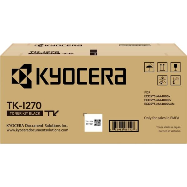 KYOCERA ECOSYS MA4000X TONER BLACK (TK-1270) (KYOTK1270) - SCAX