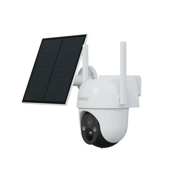 Arenti Wire-Free Outdoor 3MP/2K Pan-Tilt Battery Camera with Solar Panel (GO2T KIT1) (AREGO2T-KIT1) - SCAX