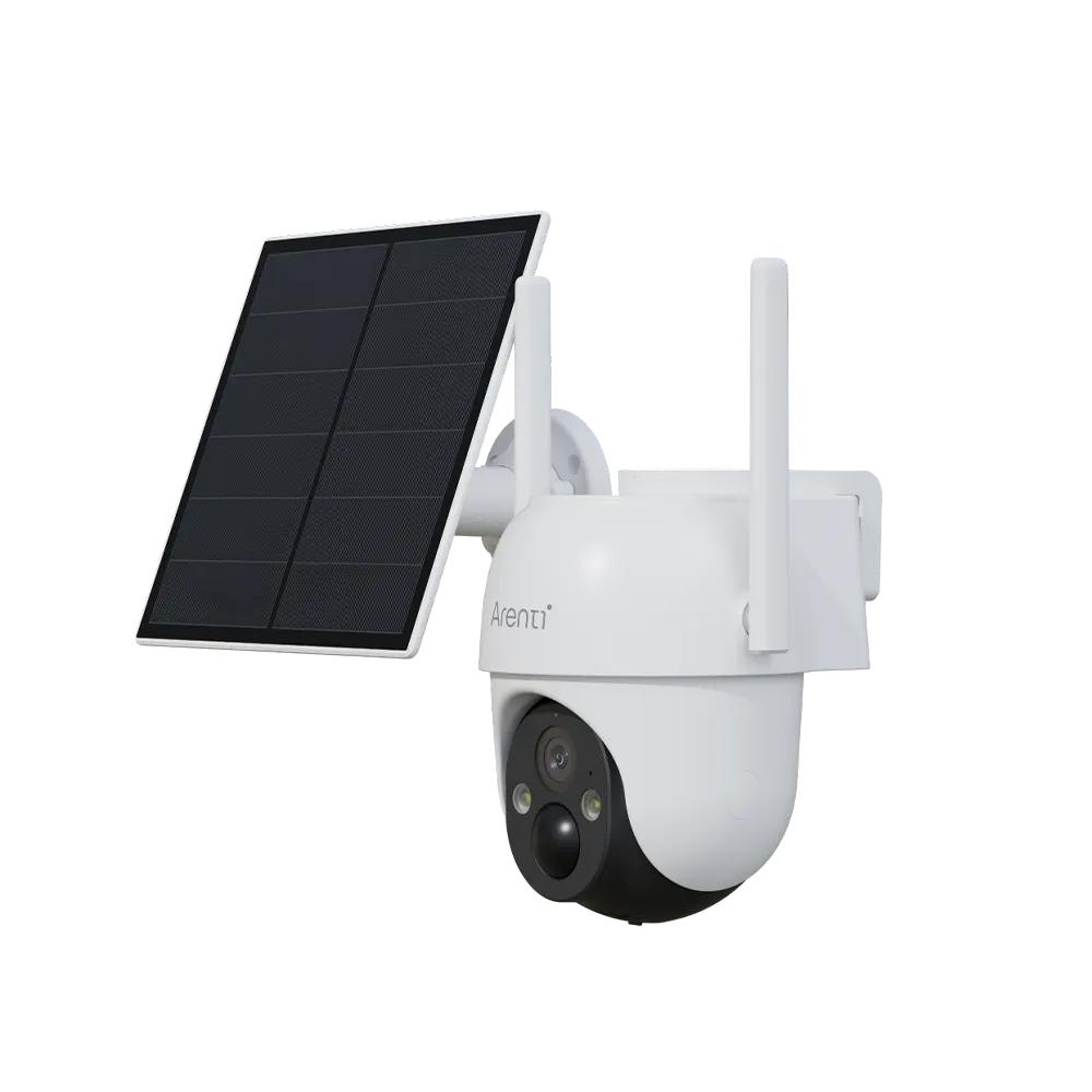 Arenti Wire-Free Outdoor 3MP/2K Pan-Tilt Battery Camera with Solar Panel (GO2T KIT1) (AREGO2T-KIT1) - SCAX