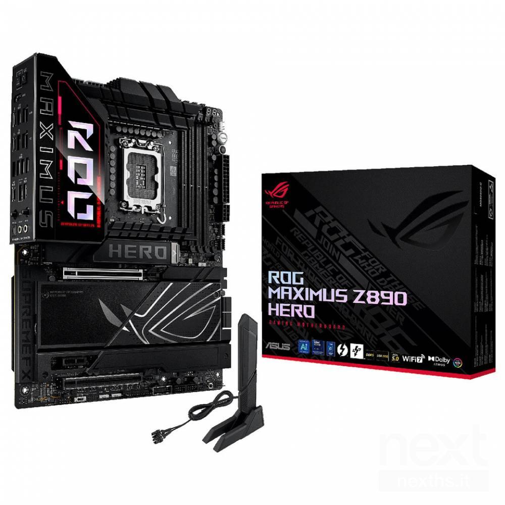 ASUS ROG MAXIMUS Z890 HERO Intel Z890 LGA 1851 (Socket V1) ATX (90MB1ID0-M0EAY0) (ASU90MB1ID0-M0EAY0) - SCAX