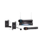 Μικροφώνο 2 Καναλιών Wireless VHF 2χειρος Η 2πέτου Η 1+1 - SCAX