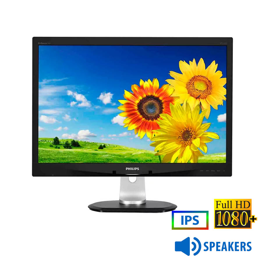 Used Monitor 240P4Q IPS LED/Philips/24``FHD/1920x1200/Wide/Black/w/Speakers/D-SUB & DVI-D & DP & HUB - SCAX