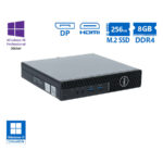 Dell Optiplex 3080 DM i3-10100T/8GB DDR4/256GB M.2 SSD/No ODD/10P Grade A Refurbished PC - SCAX