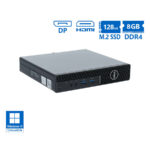 Dell Optiplex 3080 DM Pentium Gold G6400T/8GB DDR4/128GB M.2 SSD/No ODD/Grade A Refurbished PC - SCAX