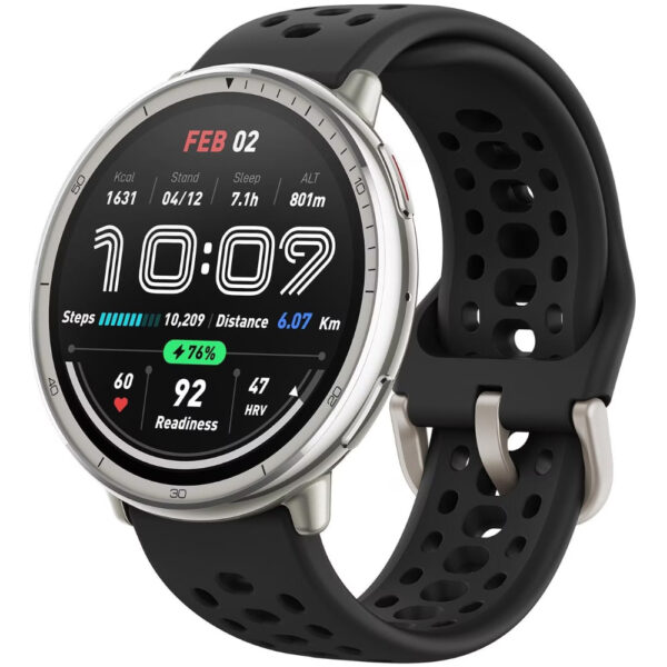 Smartwatch Amazfit Active 2 (Round) 1.32" AMOLED  GPS 5 ATM Black - SCAX
