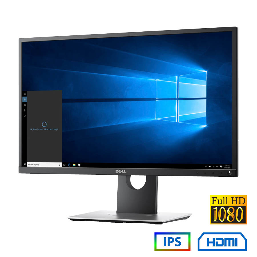 Used Monitor P2417H IPS LED/Dell/24``FHD/1920x1080/Wide/Silver/Black/D-SUB & DP & HDMI & USB HUB - SCAX