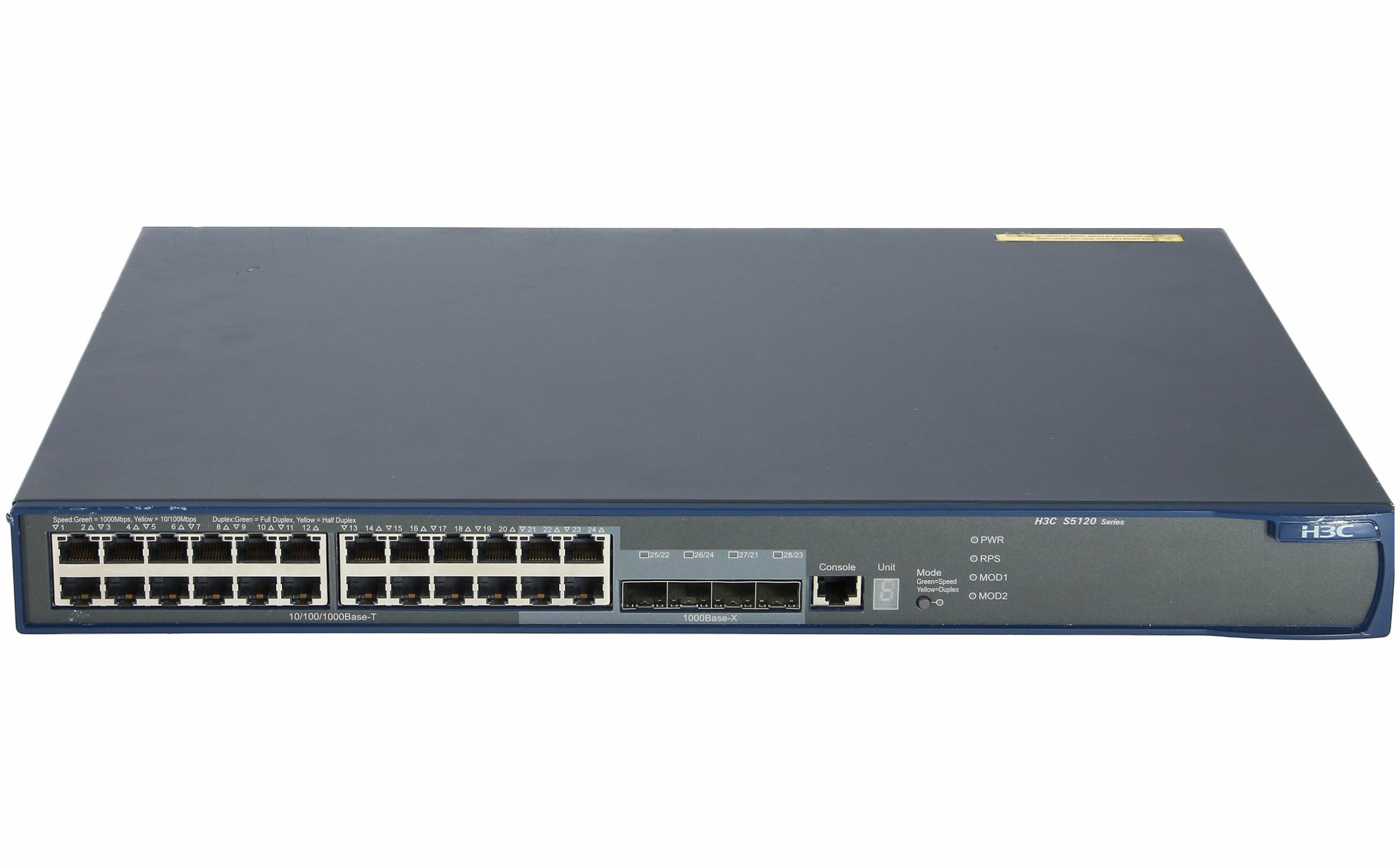 SWITCH ETH 24P 1GBE + 4xSFP HP 5120‑24G EI (JE068A) LAYER‑4 MANAGED JE068A Refurbished