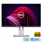 Used Monitor U2415 LED/Dell/24``FHD/1920x1200/Wide/Silver/Black/2xHDMI & DP & mini DP & USB 3.0 HUB - SCAX