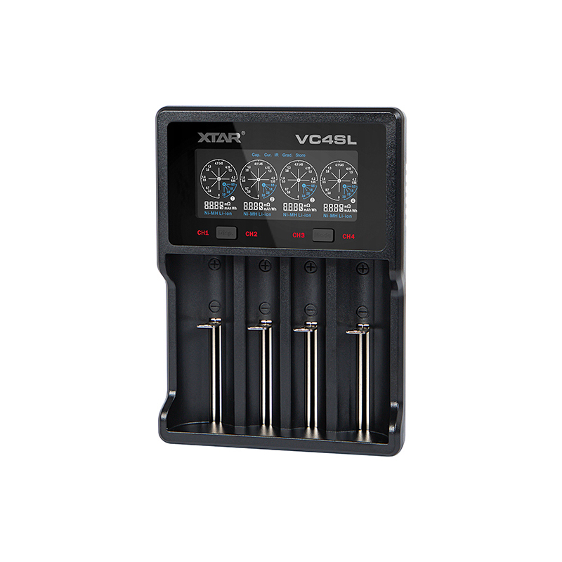 Φορτιστής μπαταριών 18650/32650 4 θέσεων XTAR VC4SL - SCAX