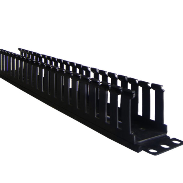 CABLE MANAGER PANDUIT 1U CABLE CROSS HOOK BLACK PLASTIC Refurbished