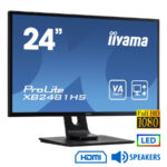 Used Monitor ProLite XB2481HS LED/Iiyama/24``FHD/1920x1080/Black/w/Speakers/D-SUB & DVI-D & HDMI - SCAX