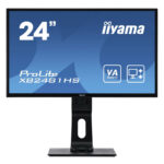 Used Monitor ProLite XB2481HS LED/Iiyama/24``FHD/1920x1080/Black/w/Speakers/D-SUB & DVI-D & HDMI - Image 2