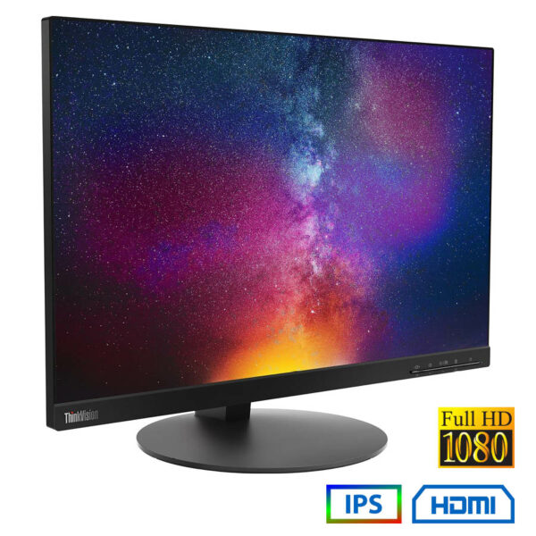 Used Monitor T23d-10 IPS LED/Lenovo/23``FHD/1920x1080/Wide/Black/D-SUB & DP & HDMI - SCAX