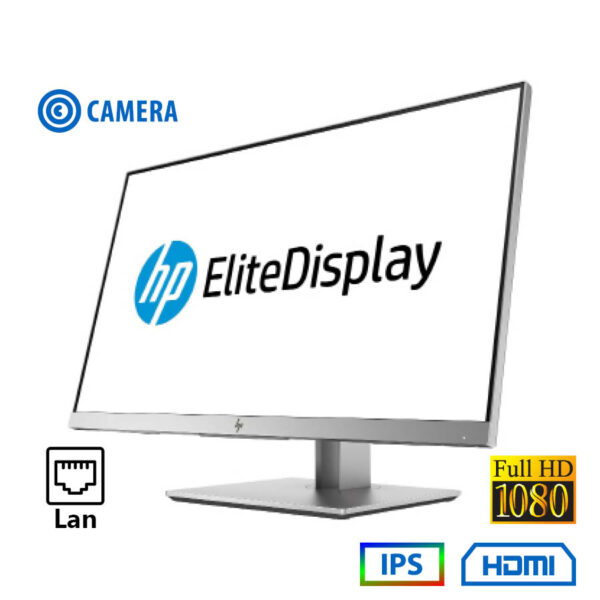 Used Monitor E243D IPS LED/HP/24``FHD/w/Camera/1920x1080/Wide/Silver/Black/D-SUB & DP & HDMI & LAN & - SCAX