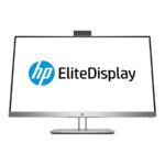 Used Monitor E243D IPS LED/HP/24``FHD/w/Camera/1920x1080/Wide/Silver/Black/D-SUB & DP & HDMI & LAN & - Image 2