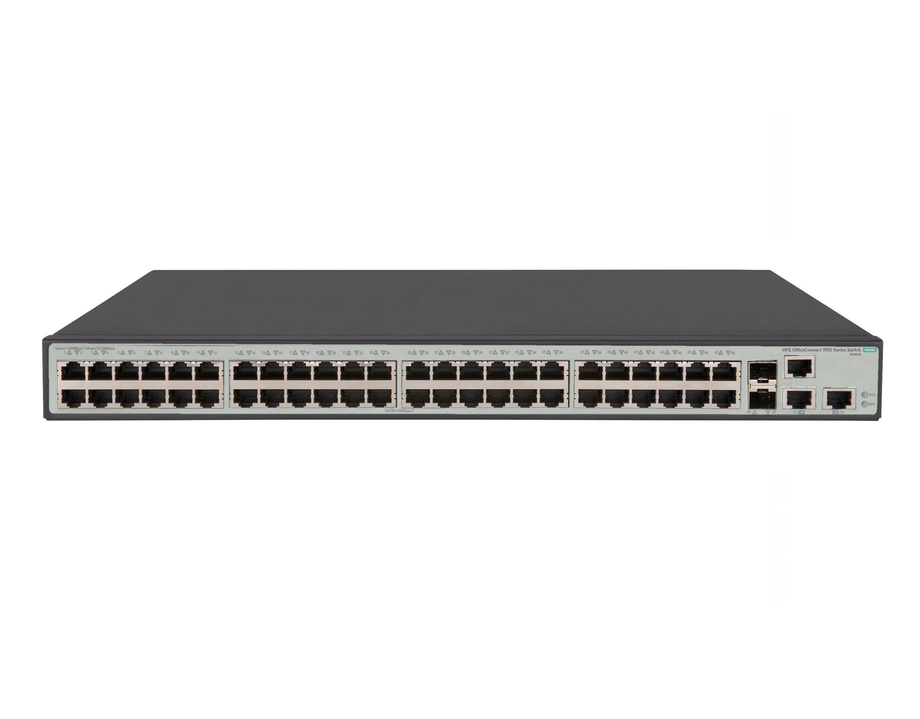 SWITCH ETH 48P 1GBE 2xSFP HP 1950-48G 1/10GBE 2x1/10GBASE-T Refurbished