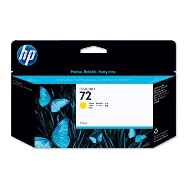 HP Μελάνι Inkjet No.72 HC Yellow 130ml (C9373A) (HPC9373A) - SCAX
