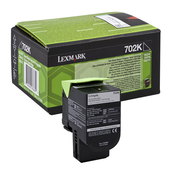 LEXMARK CS310/410/510 BLK TONER CRTR SC (702K) RETURN 1k (70C20K0) (LEX70C20K0) - SCAX