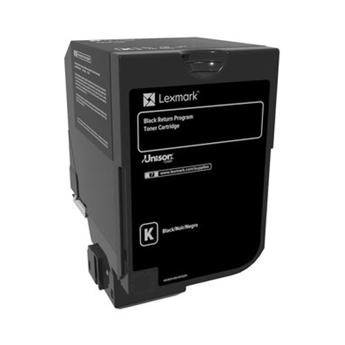 LEXMARK CS720/CS725/CX725 BLK RET. P. TONER CRTR (74C20K0) (LEX74C20K0) - SCAX