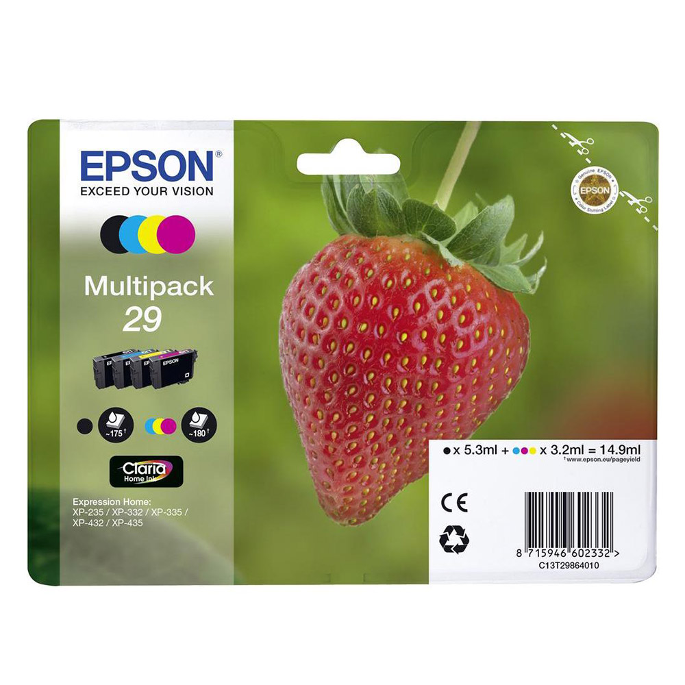 Epson Μελάνι Inkjet Series 29 Multipack C13T29864012) (EPST298640) - SCAX Epson Μελάνι Inkjet Series 29 Multipack C13T29864012) (EPST298640) - SCAX