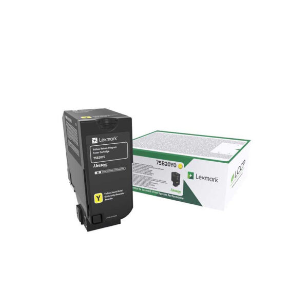 LEXMARK CS727/CS728/CX728 TONER YELLOW 10K (75B20Y0) (LEX75B20Y0) - SCAX