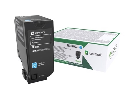 LEXMARK CS727/CS728/CX728 TONER CYAN 10K (75B20C0) (LEX75B20C0) - SCAX
