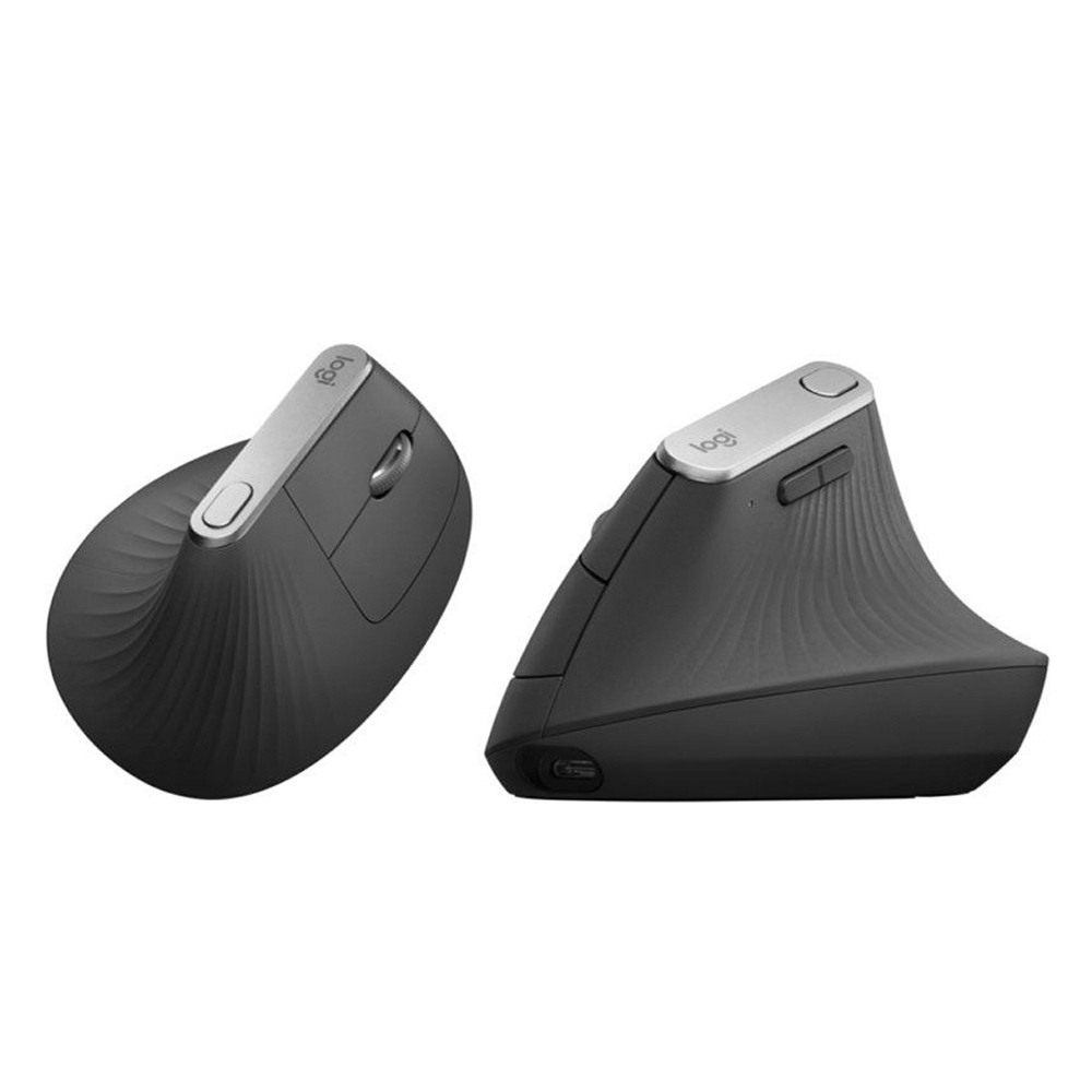 Logitech MX Vertical Ασύρματο & Ενσύρματο Εργονομικό Bluetooth Ποντίκι Μαύρο (910-005448) (LOGMXVERTICAL) - SCAX