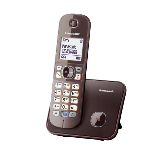 Ασύρματο Τηλέφωνο Panasonic KX-TG6811GA Mocca-Brown (KX-TG6811GA) (PANKX-TG6811GA) - SCAX