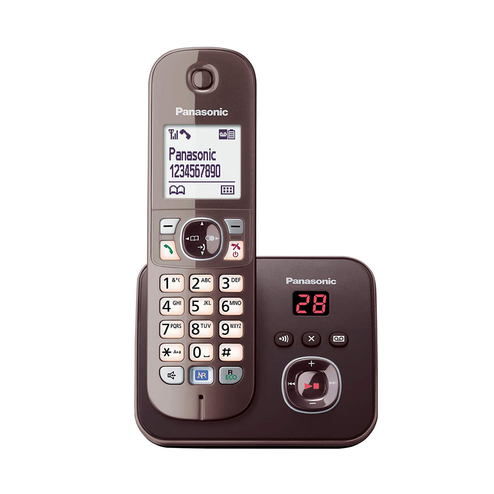 Ασύρματο Τηλέφωνο Panasonic KX-TG6821GA Mocca-Brown (KX-TG6821GA) (PANKX-TG6821GA) - SCAX