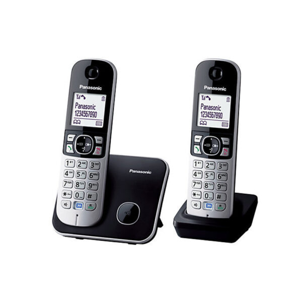 Ασύρματο Τηλέφωνο Panasonic KX-TG6812GB Black (KX-TG6812GB) (PANKX-TG6812GB) - SCAX