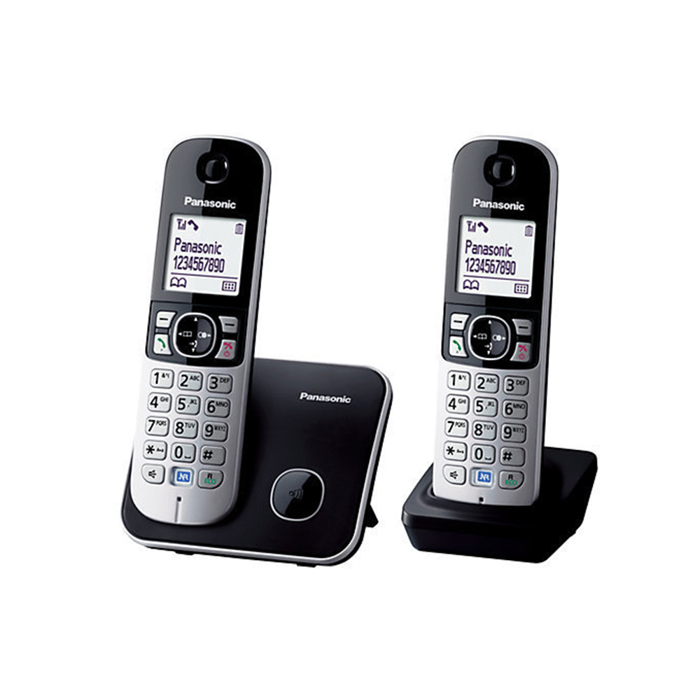Ασύρματο Τηλέφωνο Panasonic KX-TG6812GB Black (KX-TG6812GB) (PANKX-TG6812GB) - SCAX