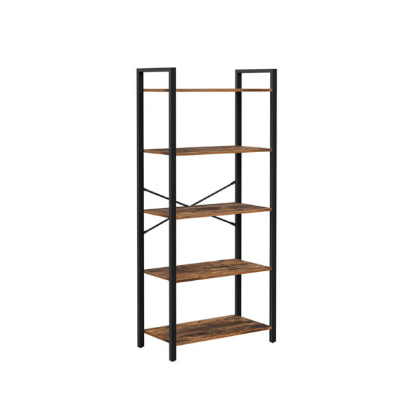 Vasagle Μεταλλική Βιβλιοθήκη με 5 Ράφια 66 x 30 x 153 cm  (LLS061B01) (VASLLS061B01) - SCAX