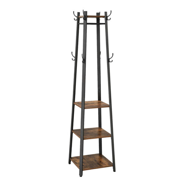 Vasagle Μεταλλικός Καλόγερος με 3 Ράφια 45 x 45 x 181 cm (LCR80X) (VASLCR80X) - SCAX