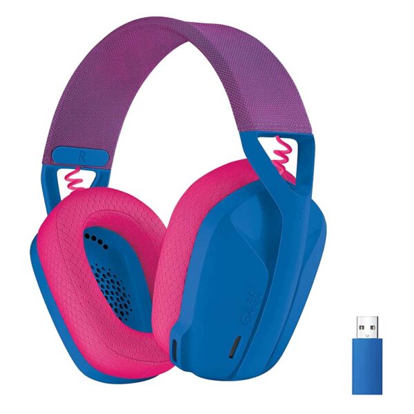 Headset Logitech G435 LightSpeed Blue/Pink (981-001062) - SCAX