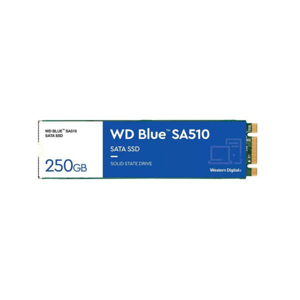 Western Digital Blue SA510 SATA SSD 250GB M.2 2280 (WDS250G3B0B) - SCAX