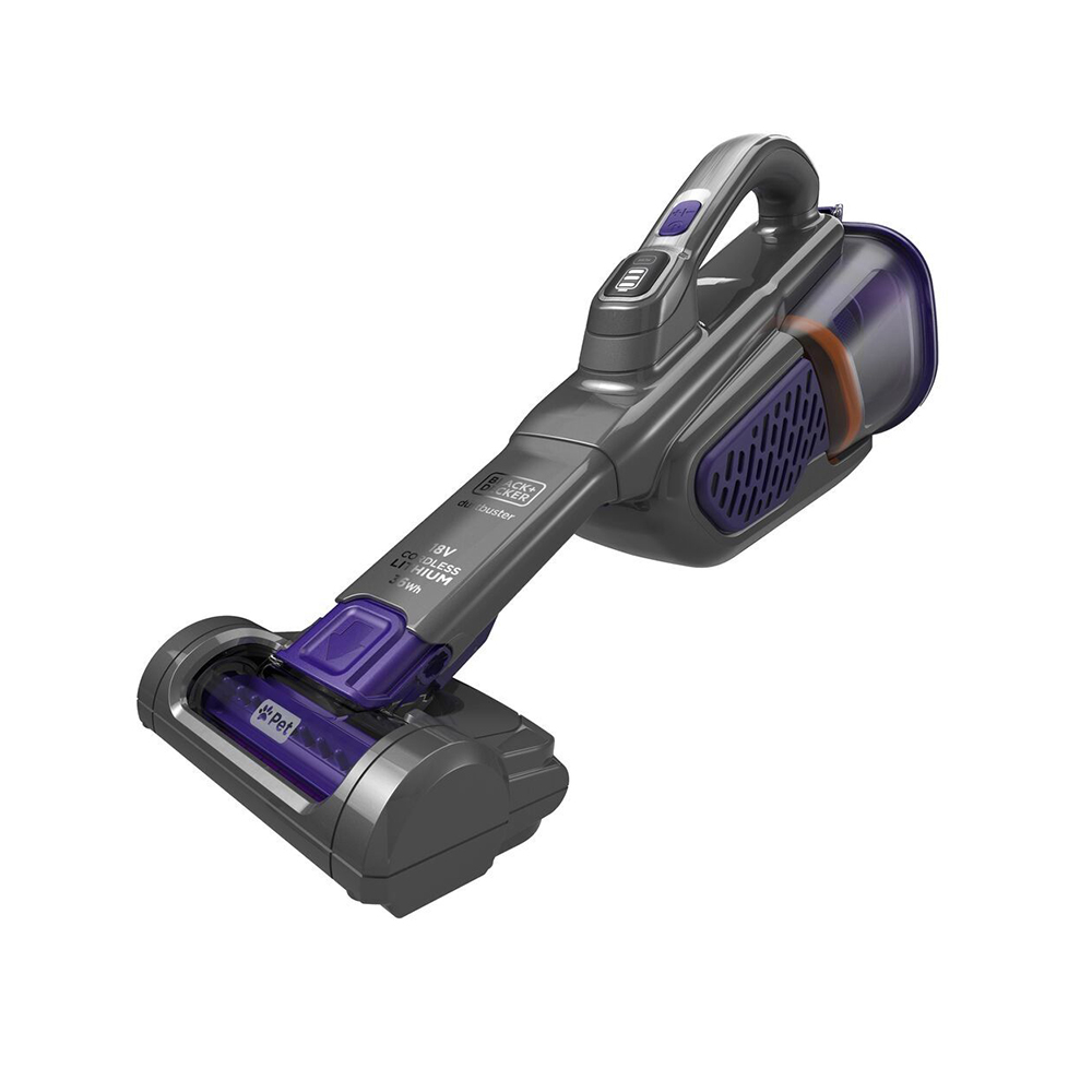 Black & Decker BHHV520BFP Επαναφορτιζόμενο Σκουπάκι Χειρός 18V Μωβ (BHHV520BFP) (BDEBHHV520BFP) - SCAX