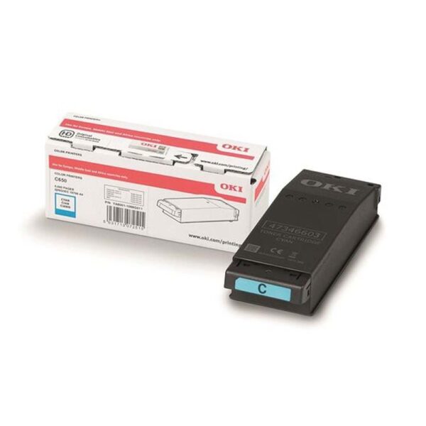 OKI C650 TNR CYAN 6K (09006127) (OKI-C650-C) - SCAX