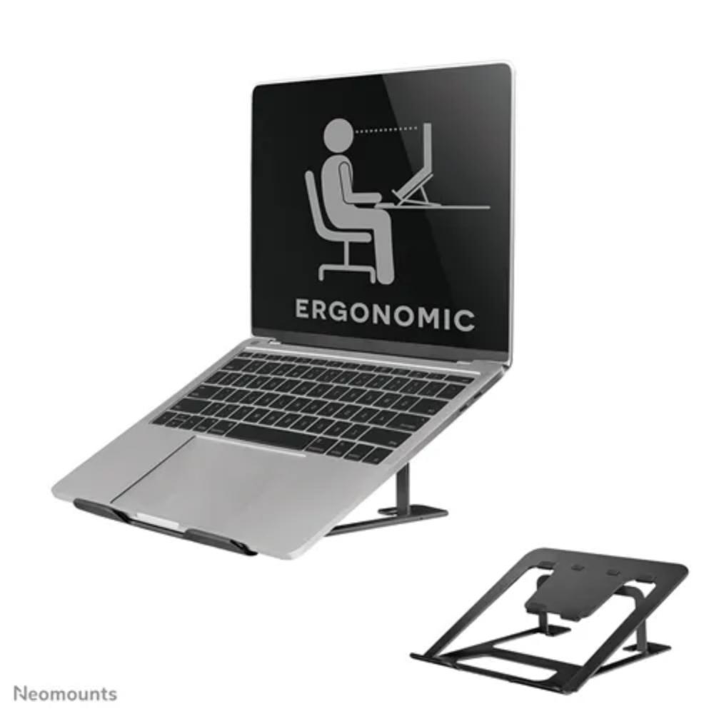 Neomounts Foldable Laptop Stand 10''-17'' (NEONSLS085BLACK) - SCAX