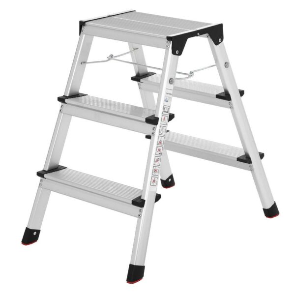 Songmics Σκαλοσκαμπό Αλουμινίου 3 Σκαλιών 62cm (GLT23K) (SNGGLT23K) - SCAX